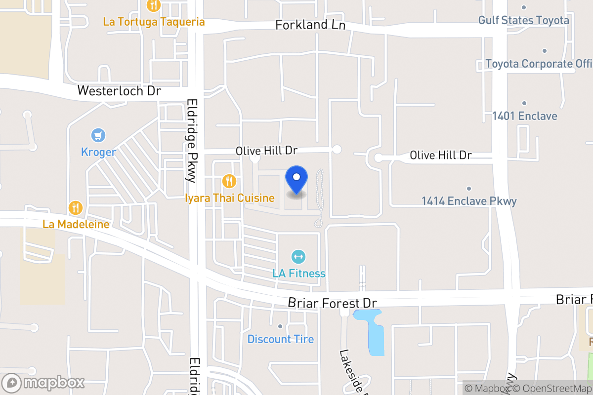 Map of 1518 Olive Place, Houston