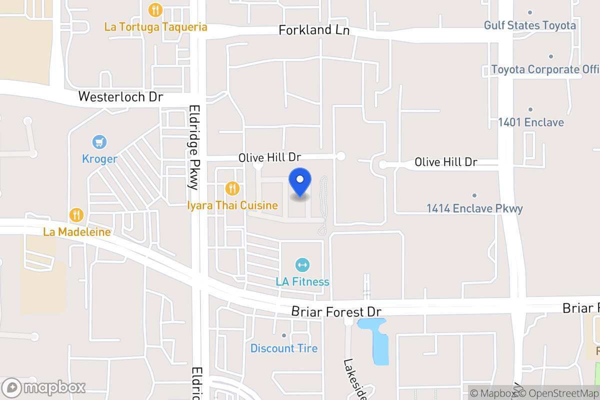 Map of 1514 Olive Place St, Houston