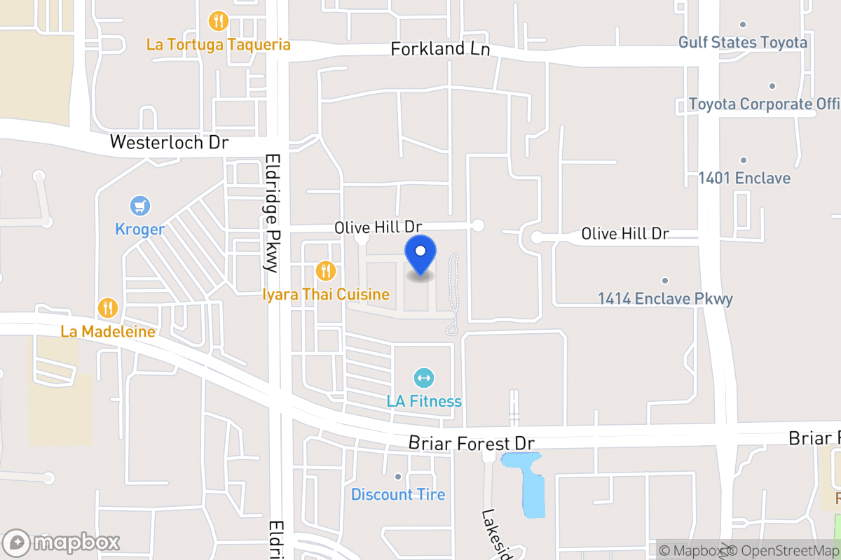 Map of 1510 Olive Place, Houston
