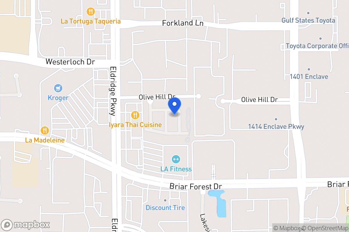 Map of 1506 Olive Place, Houston