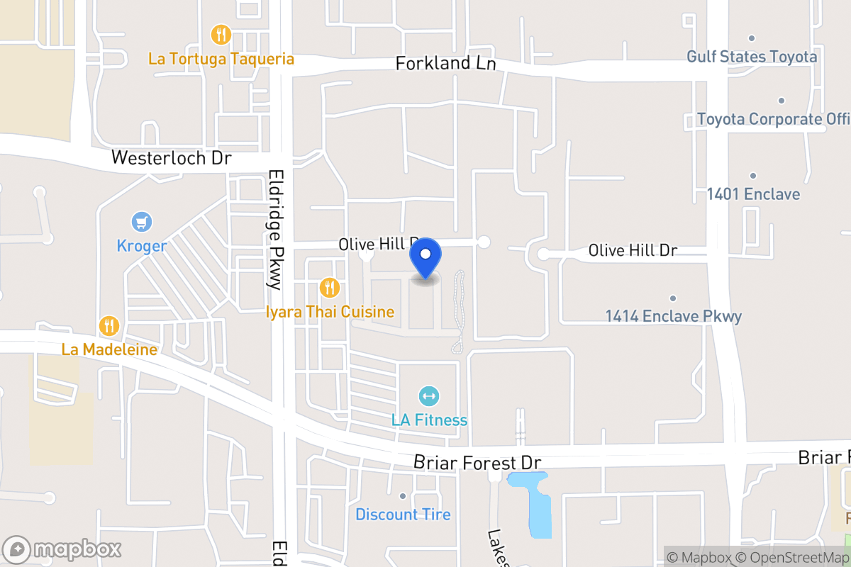 Map of 1502 Olive Place, Houston