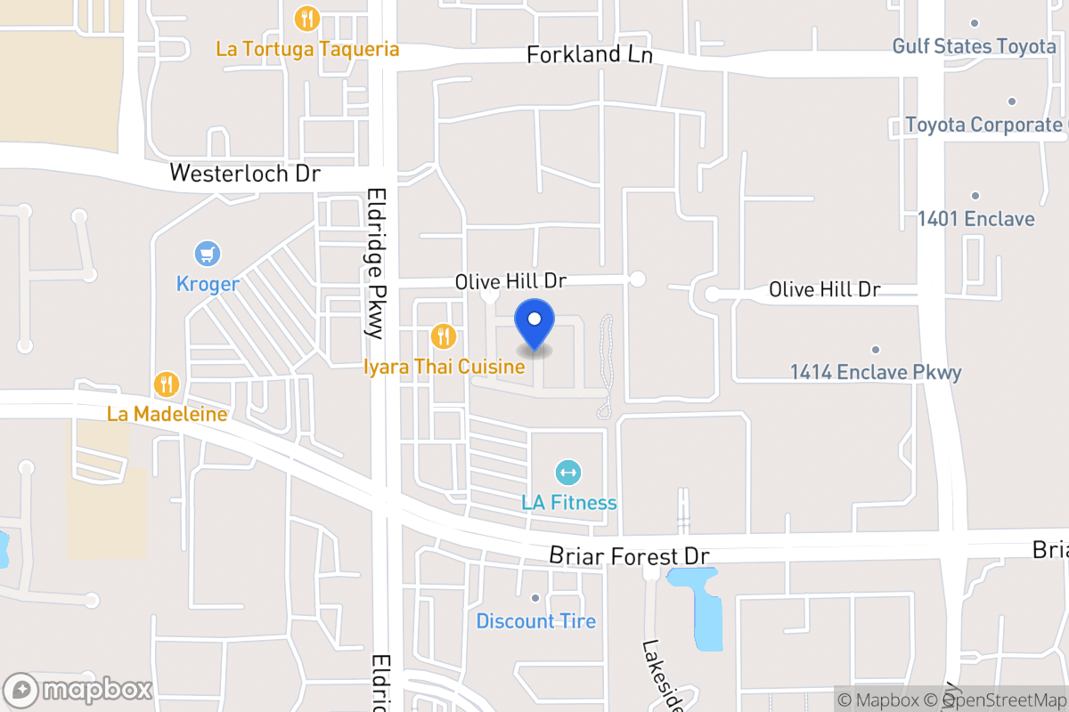 Map of Olive Trl, Houston
