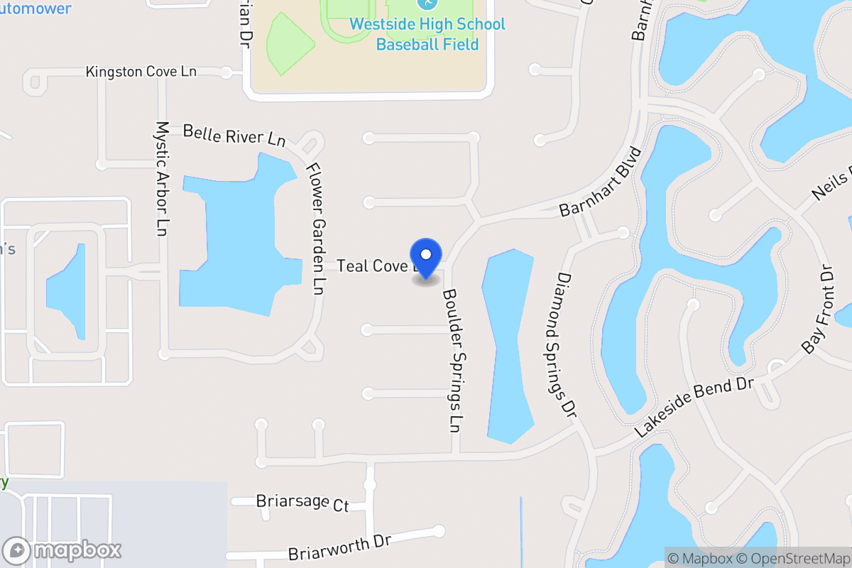 Map of 14203 Teal Cove Ln, Houston
