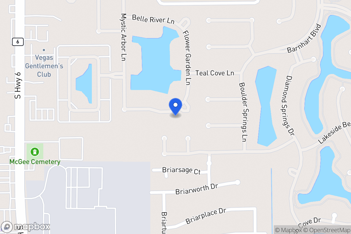 Map of 14303 Shadow Garden Ln, Houston