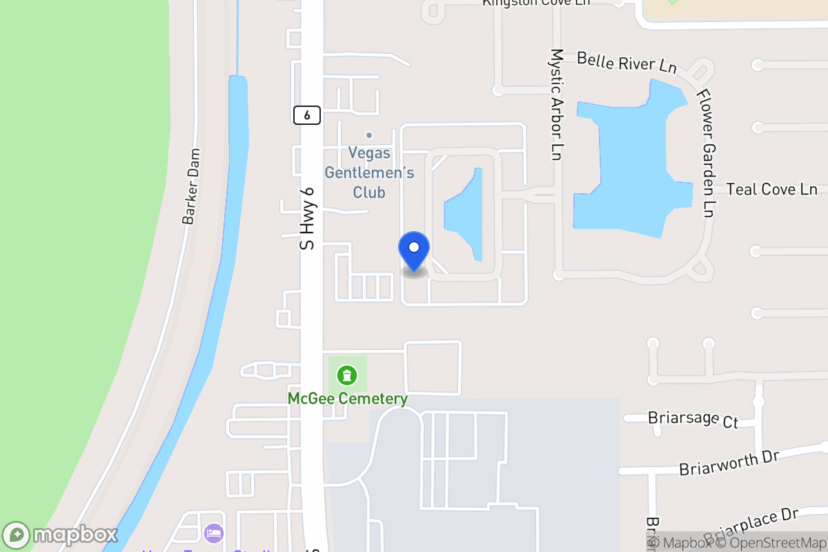 Map of 2050 Palm Forest Ln, Houston