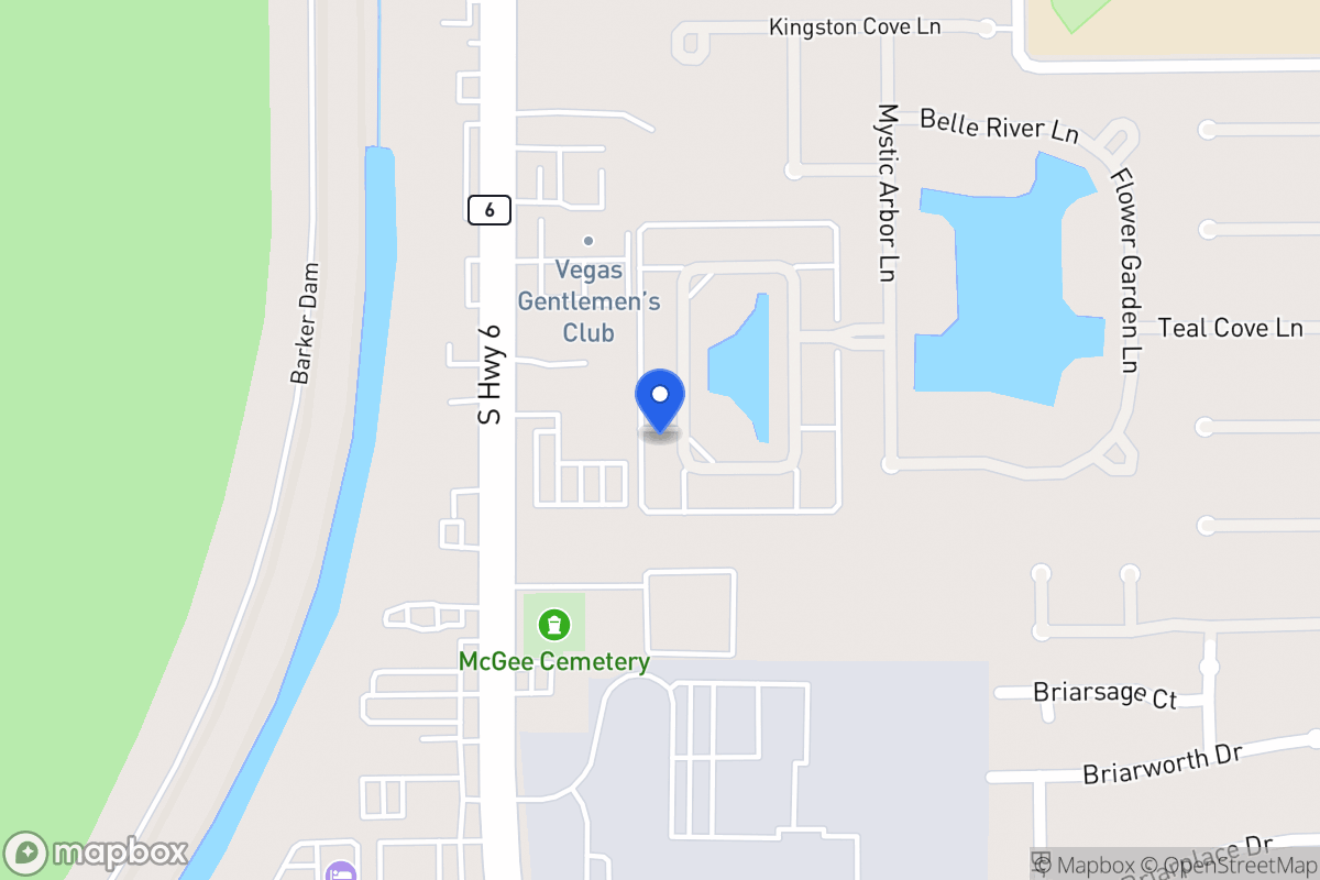 Map of 2038 Palm Forest Ln, Houston