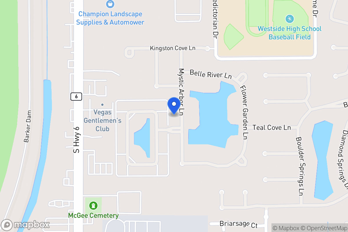 Map of 1918 Mystic Arbor Ln, Houston