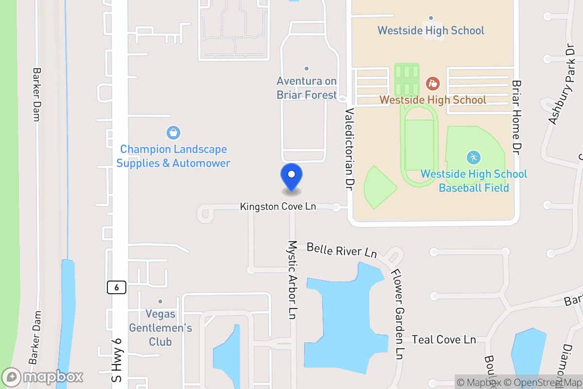 Map of 14326 Kingston Cove Ln, Houston