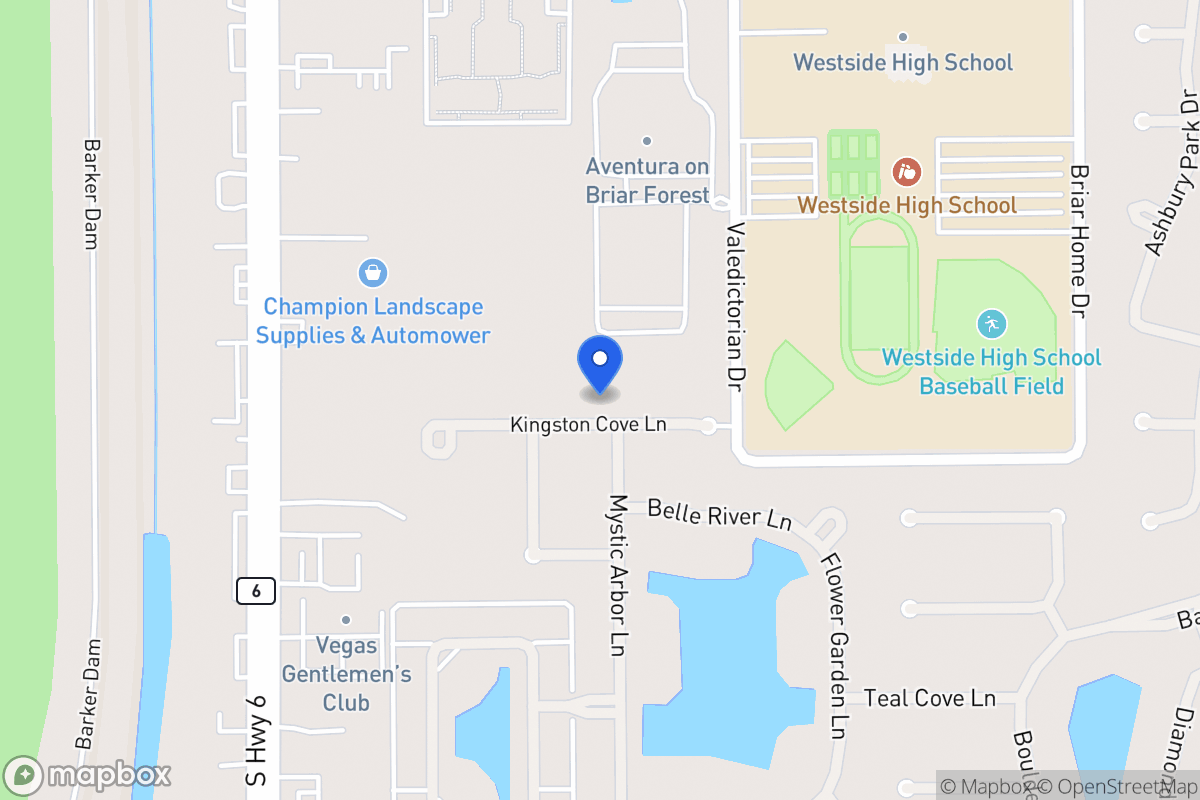 Map of 14402 Kingston Cove Ln, Houston
