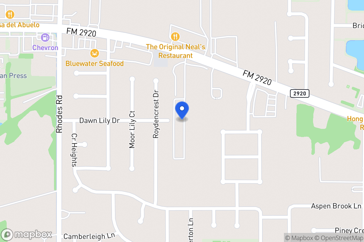 Map of 4625 Fm 2920, Spring