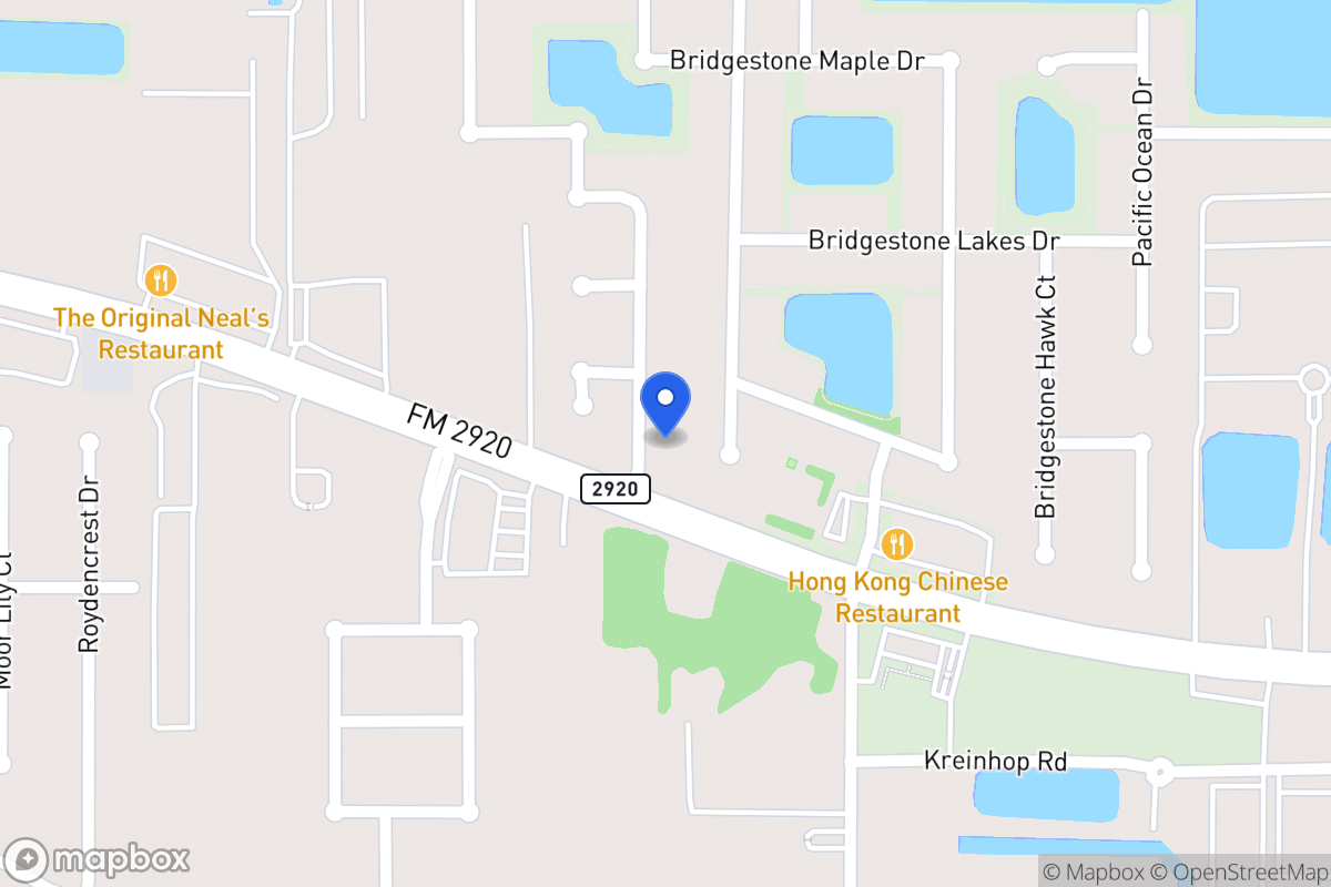 Map of 22010 Bridgestone Crossing Dr, Spring