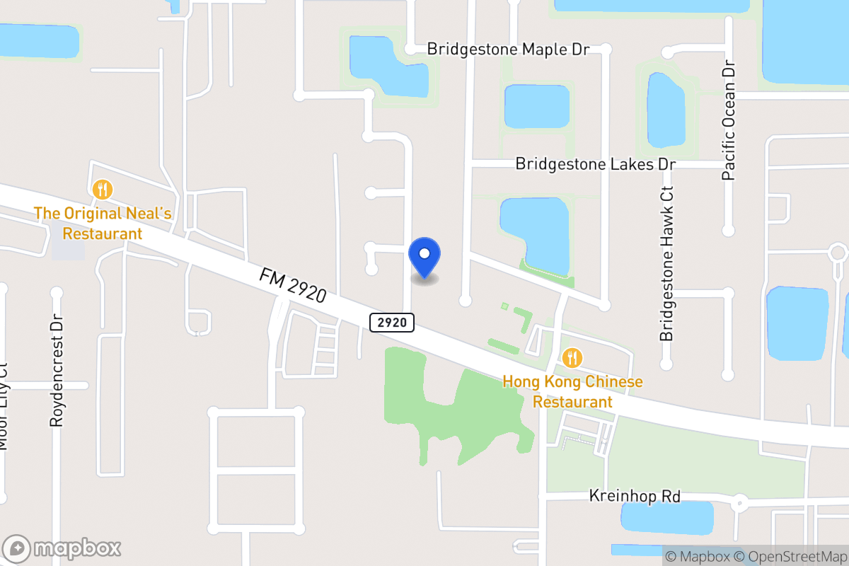 Map of 22014 Bridgestone Crossing Dr, Spring