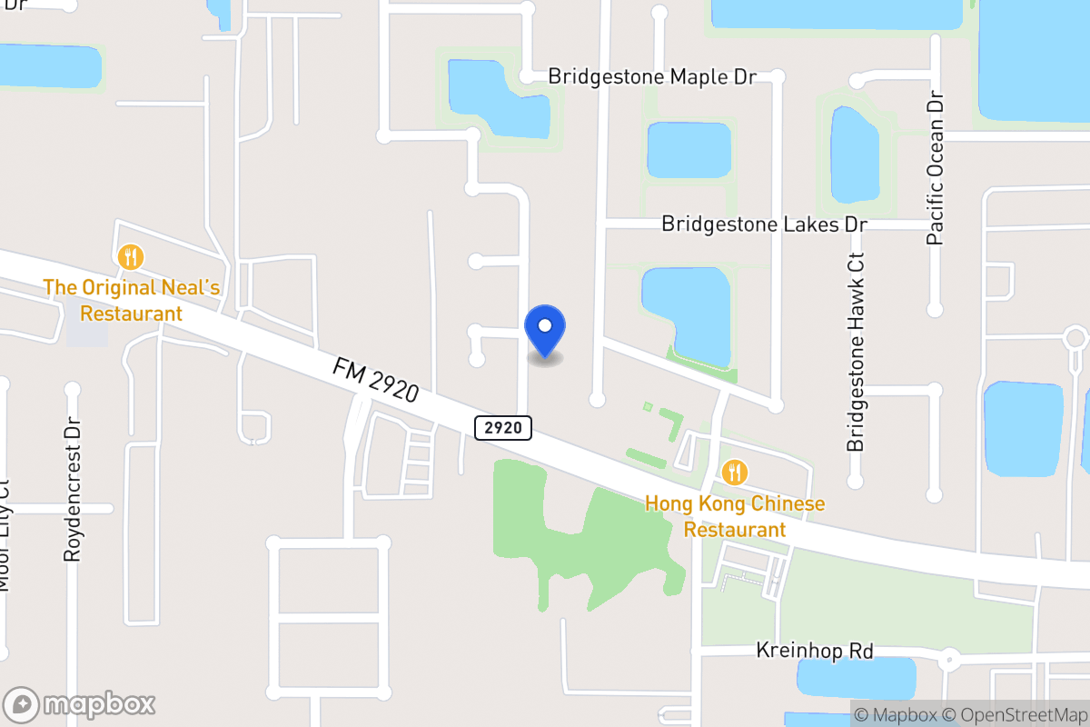 Map of 22018 Bridgestone Crossing Dr, Spring