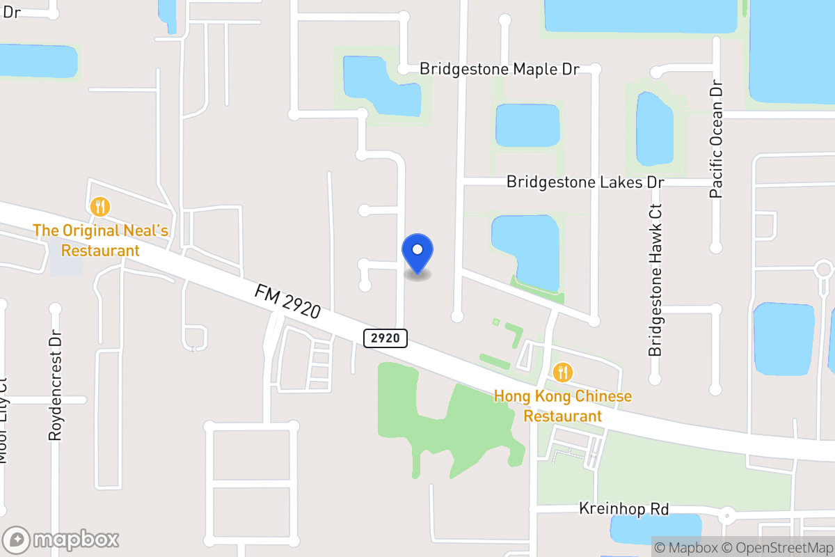 Map of 22022 Bridgestone Crossing Dr, Spring
