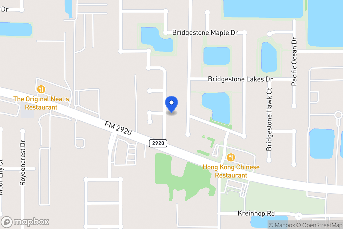 Map of 22026 Bridgestone Crossing Dr, Spring