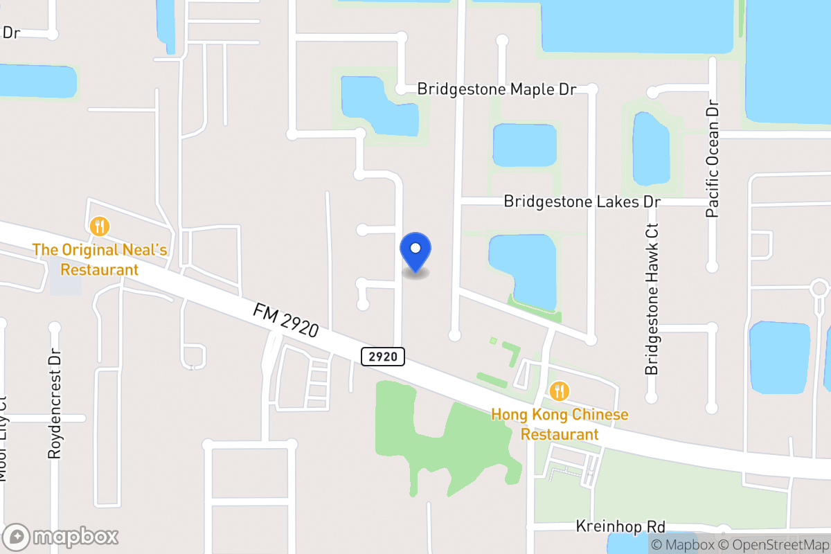 Map of 22102 Bridgestone Crossing Dr, Spring