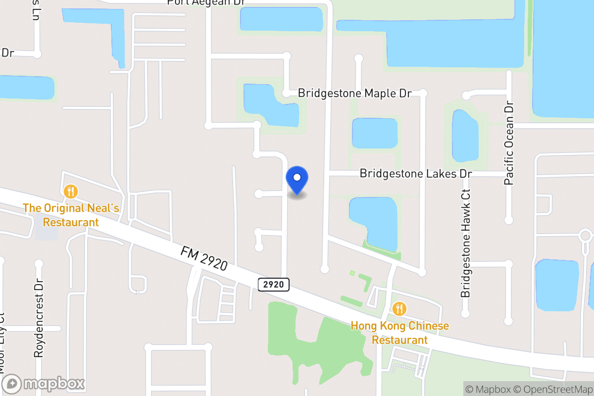 Map of 22118 Bridgestone Crossing Dr, Spring