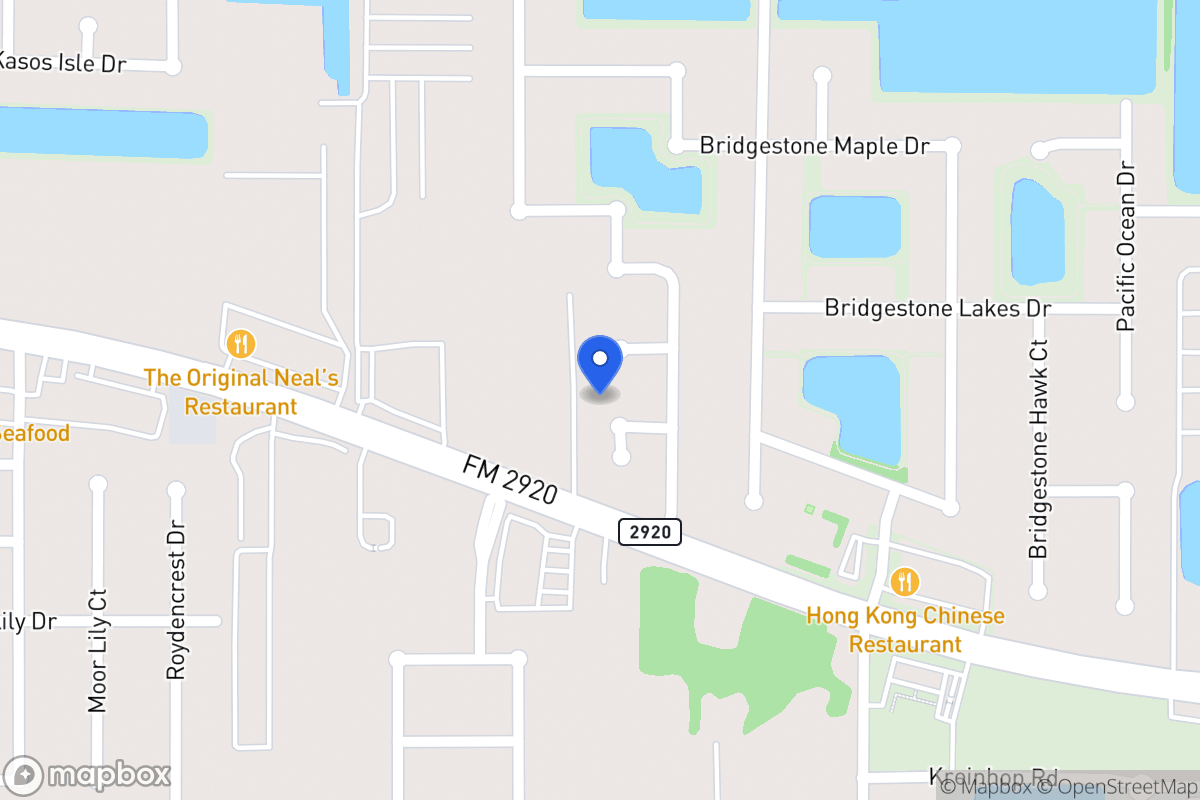 Map of 4514 Bridgestone Valley Dr, Spring