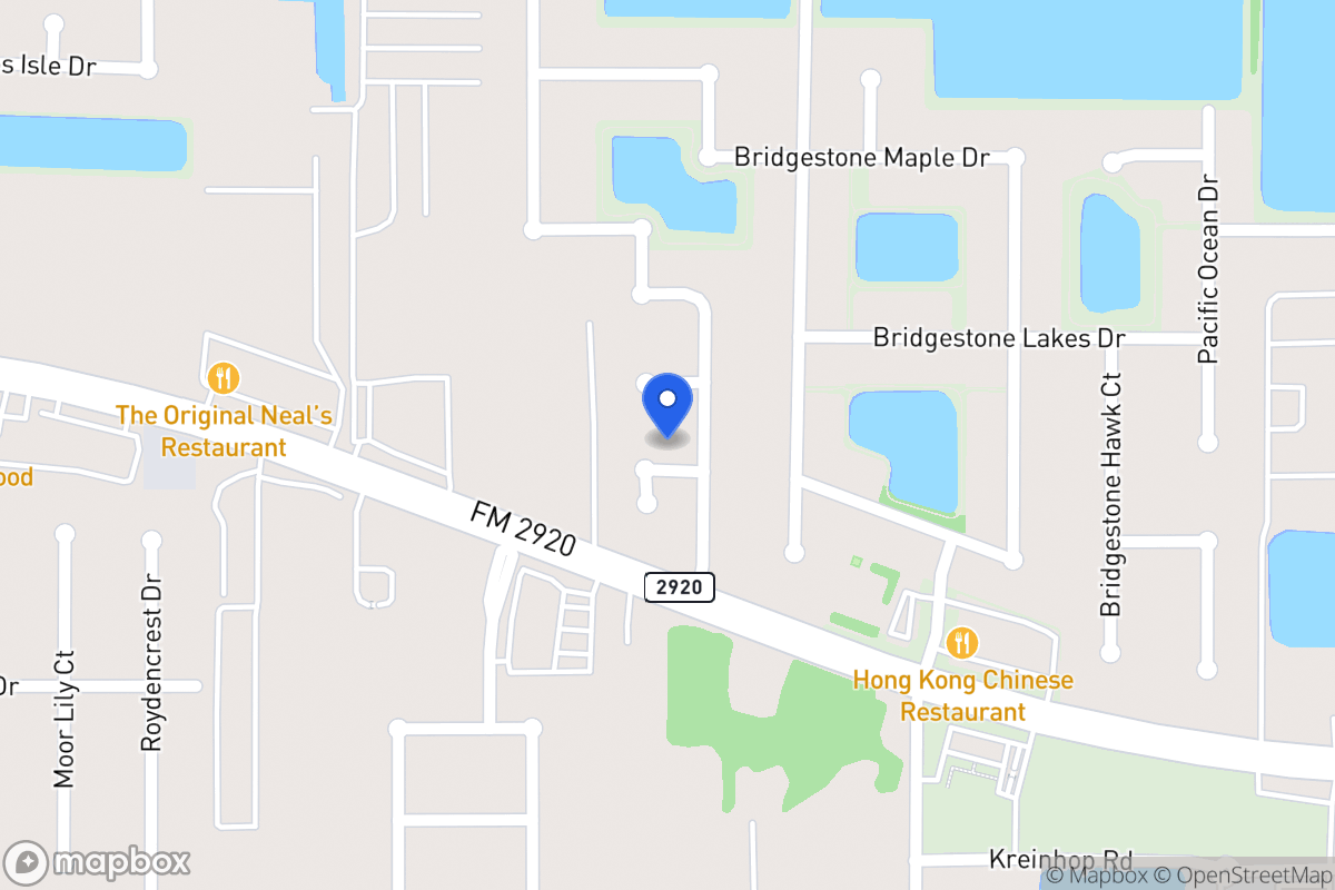 Map of 4506 Bridgestone Valley Dr, Spring