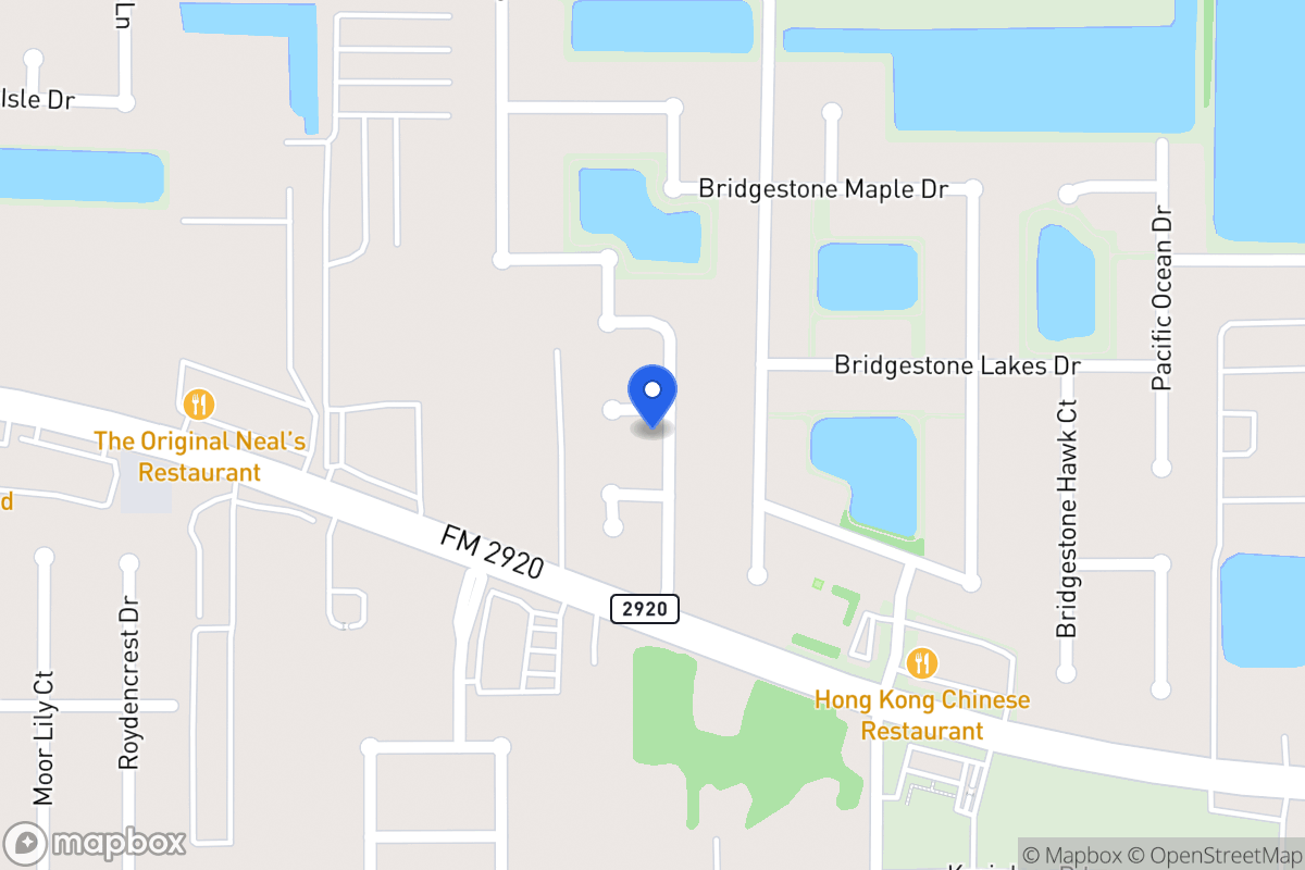 Map of 4503 Bridgestone Cliff Ct, Spring