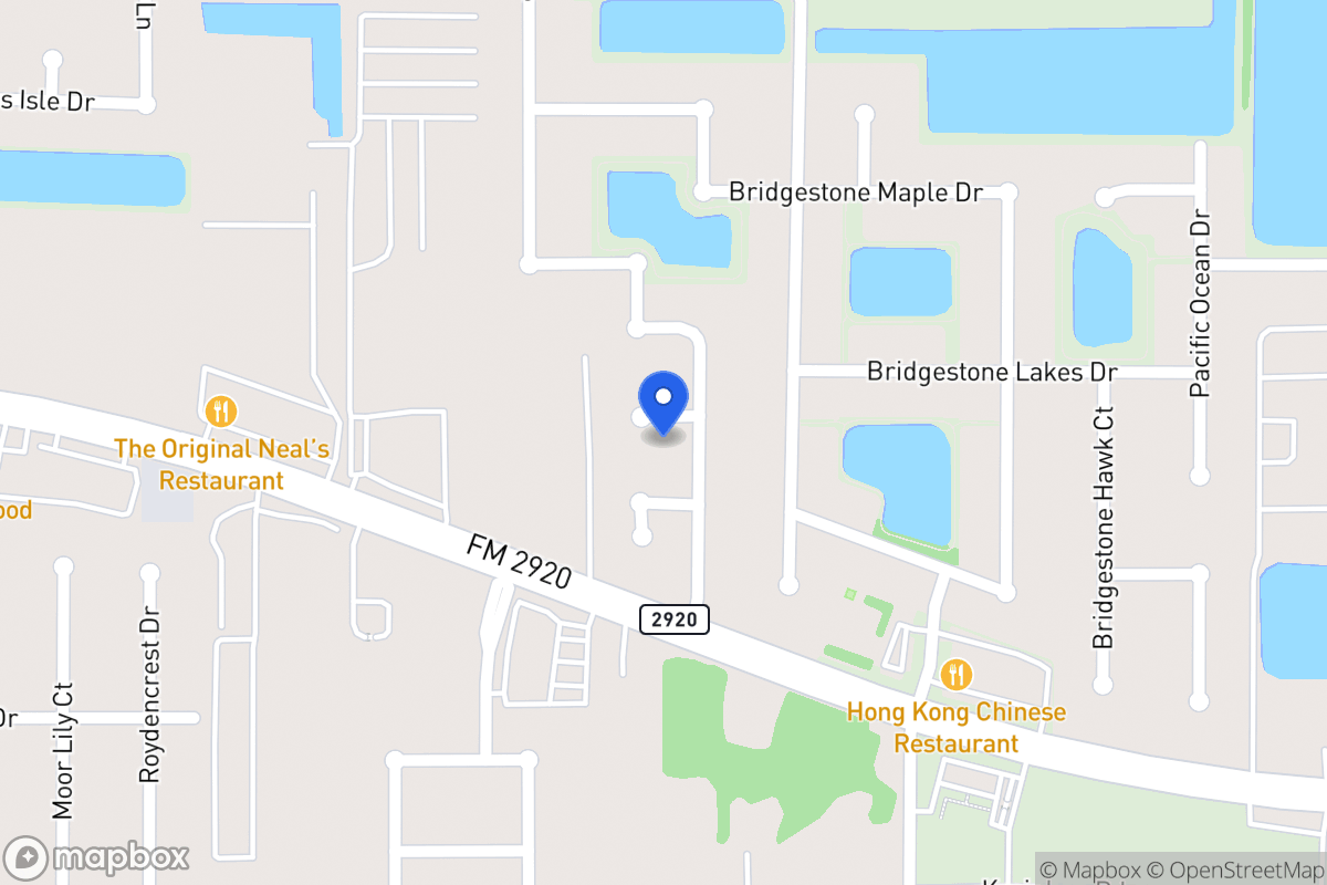 Map of 4507 Bridgestone Cliff Ct, Spring