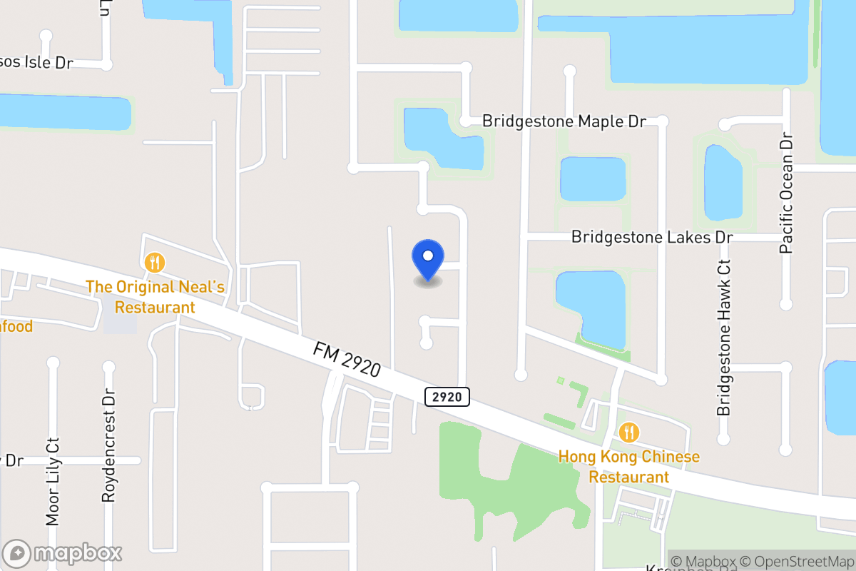 Map of 4511 Bridgestone Cliff Ct, Spring