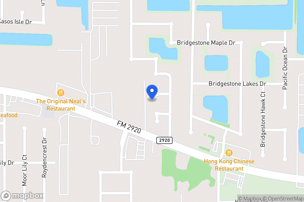 Map of 4515 Bridgestone Cliff Ct, Spring