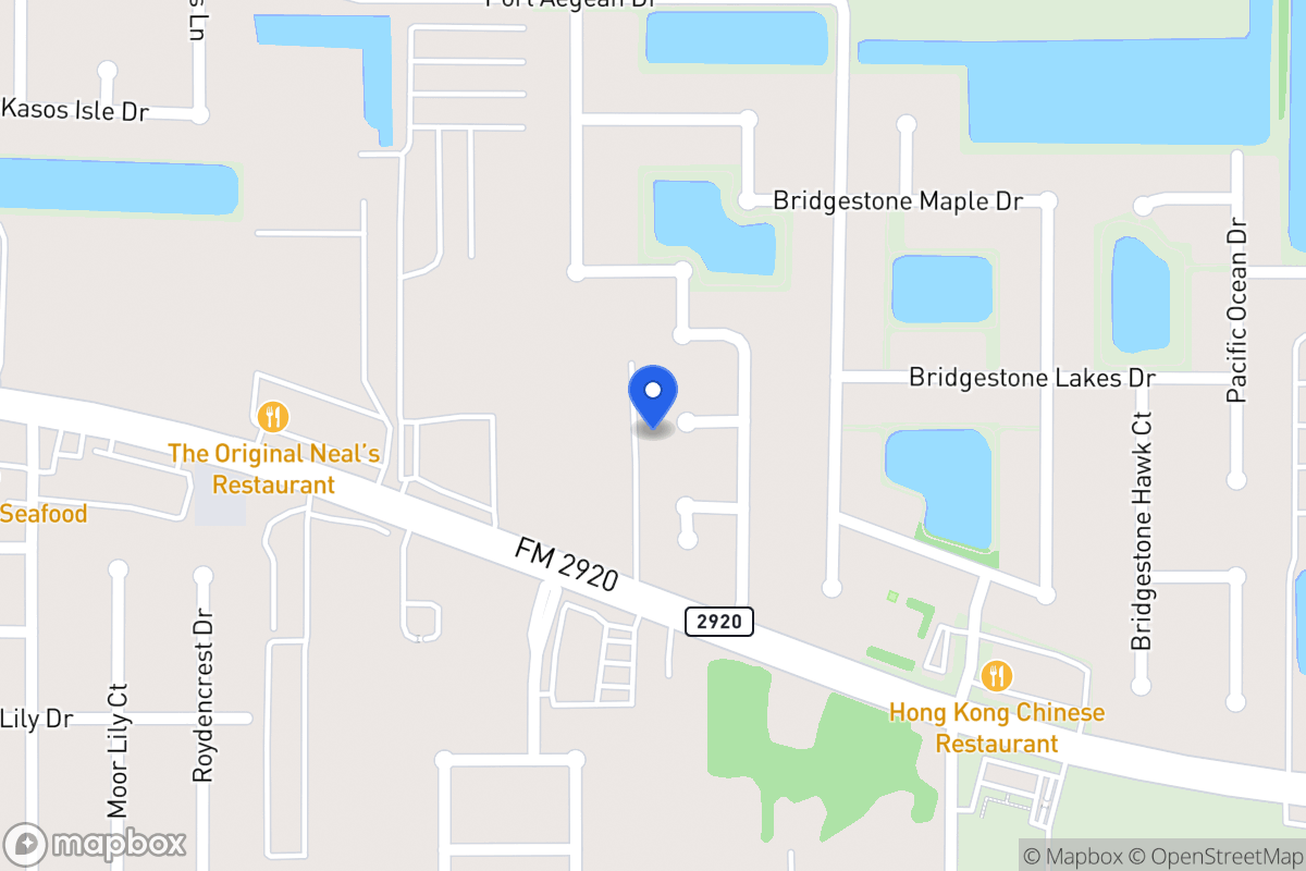 Map of 4519 Bridgestone Cliff Ct, Spring