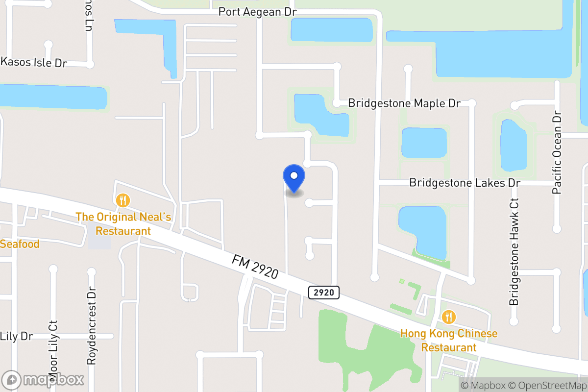 Map of 4518 Bridgestone Cliff Ct, Spring