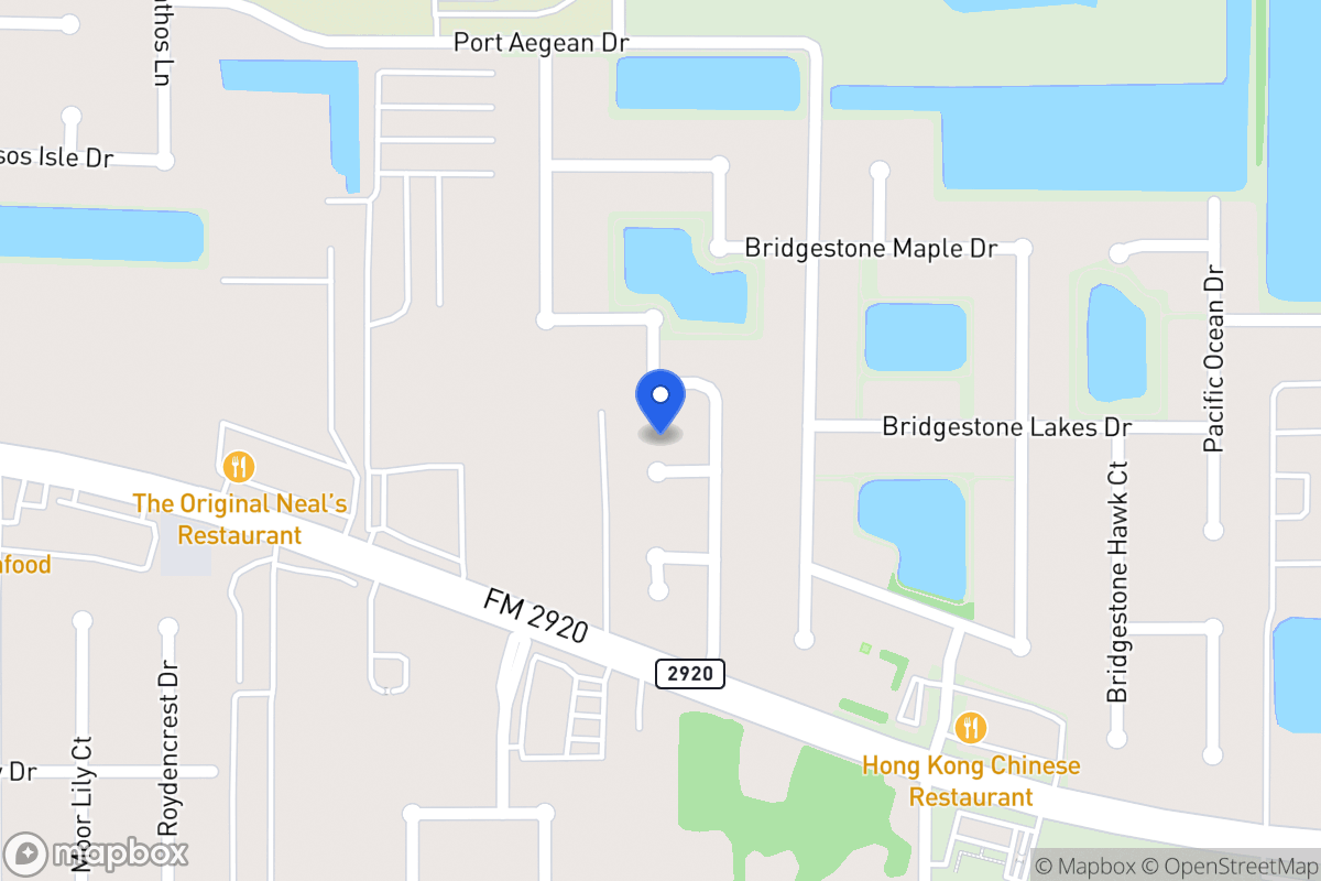Map of 4510 Bridgestone Cliff Ct, Spring