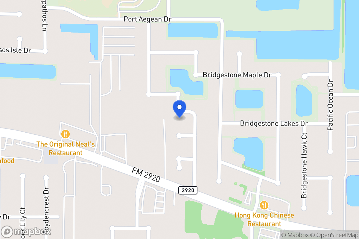 Map of 4515 Bridgestone Point Dr, Spring