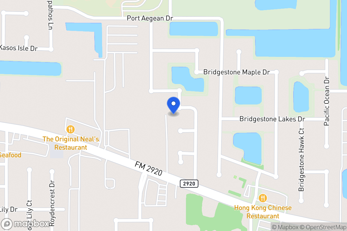 Map of 4519 Bridgestone Point Dr, Spring