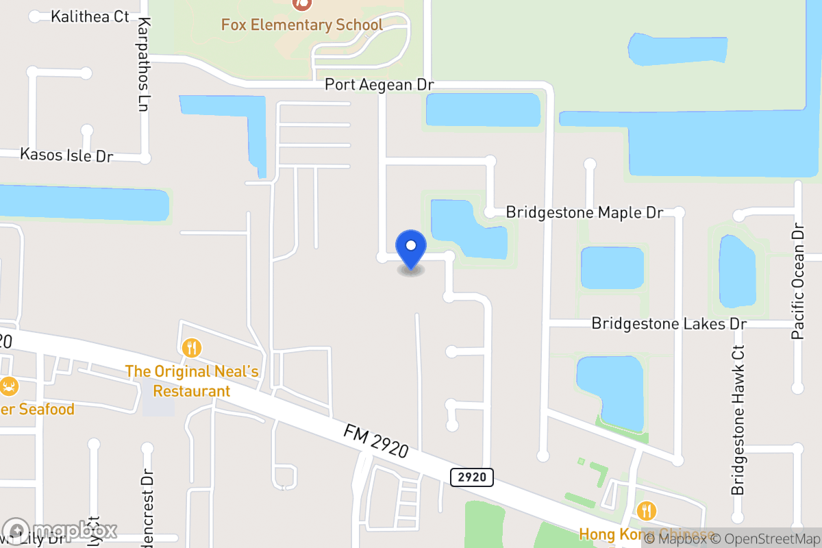 Map of 4619 Bridgestone Bend Dr, Spring