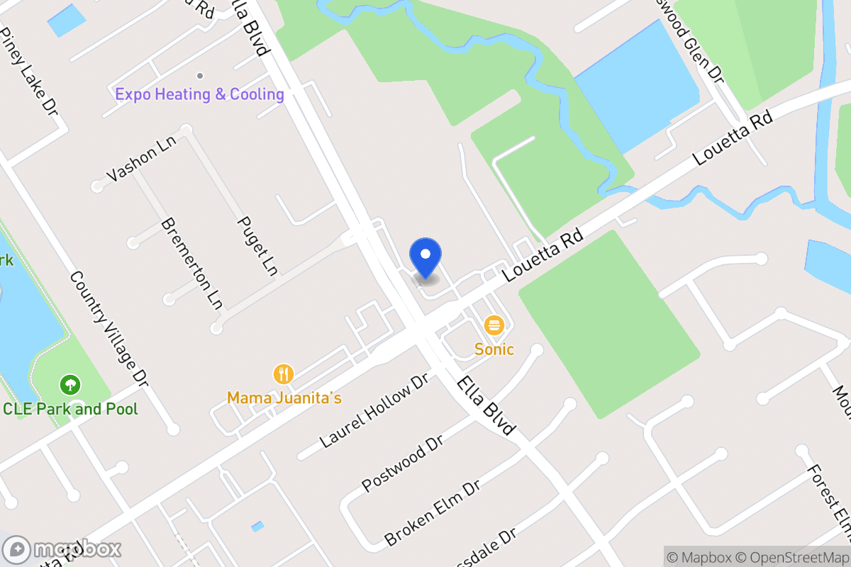 Map of 3830 Louetta Rd, Spring
