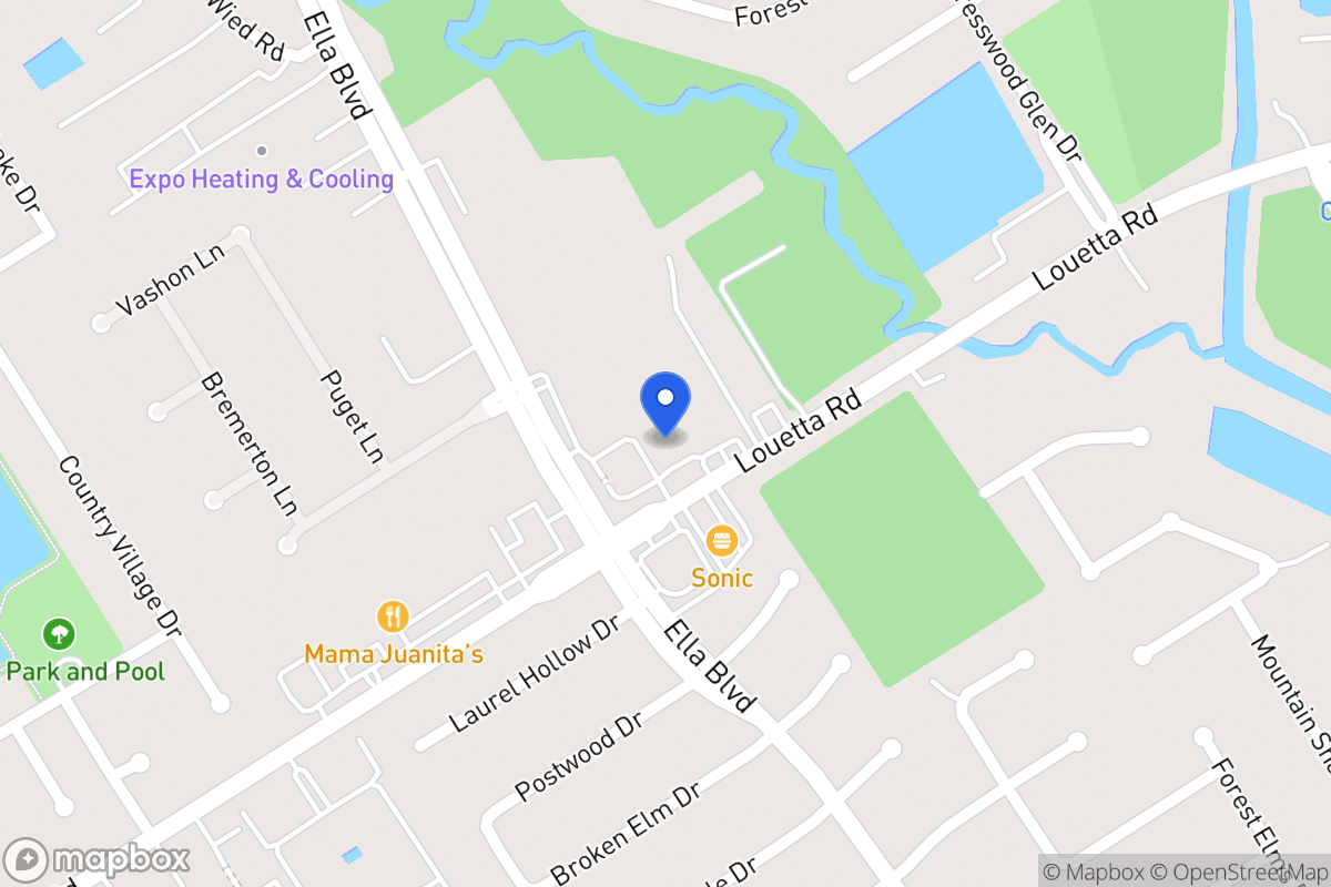 Map of 3828 Louetta Rd, Spring