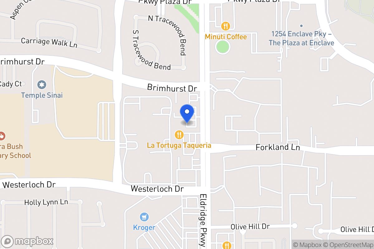 Map of 1400 Eldridge Pky, Houston