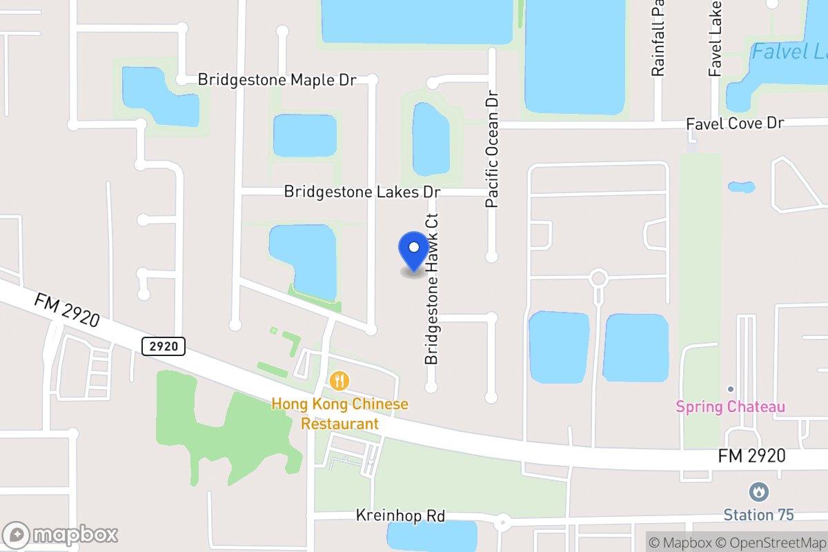 Map of 22111 Bridgestone Hawk Ct, Spring