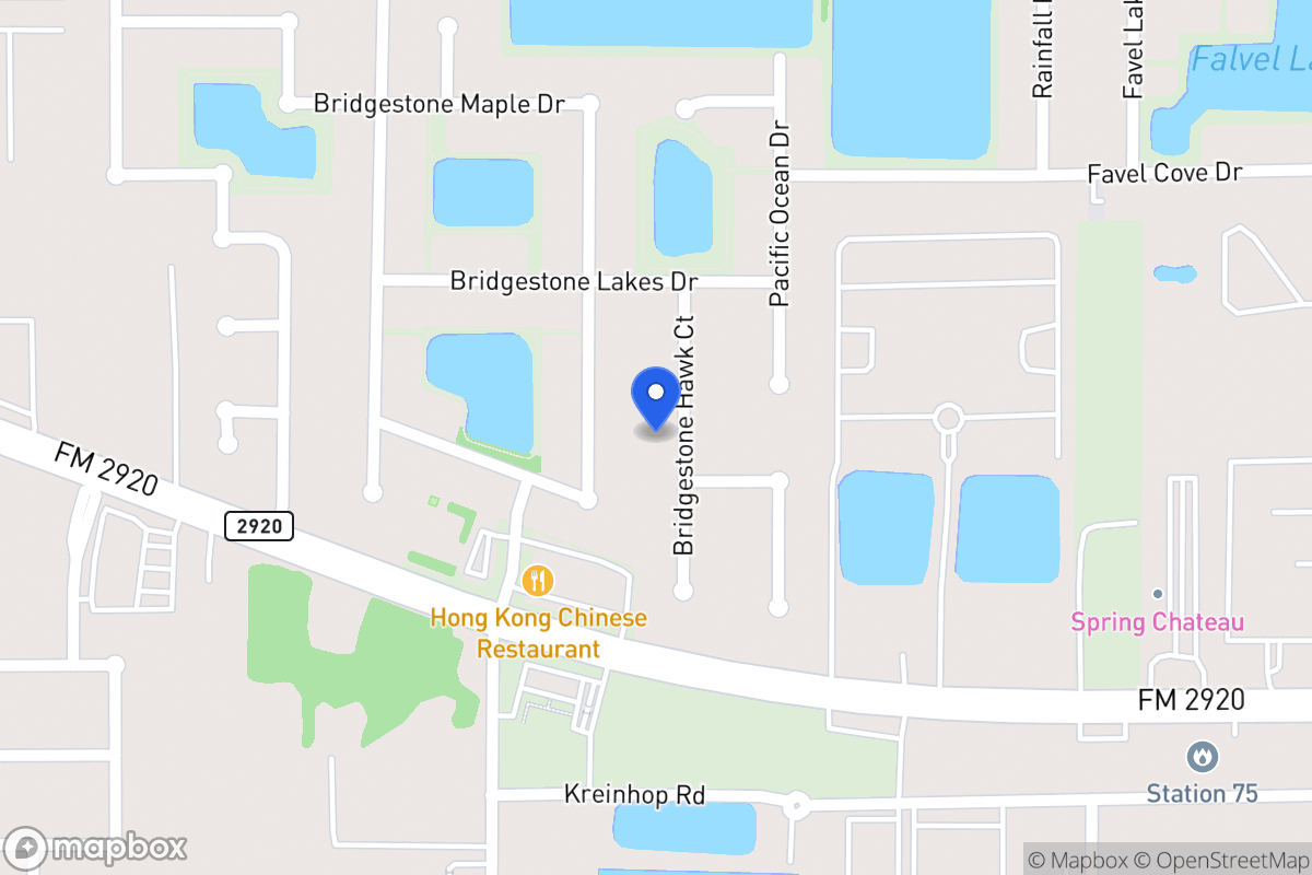 Map of 22107 Bridgestone Hawk Ct, Spring