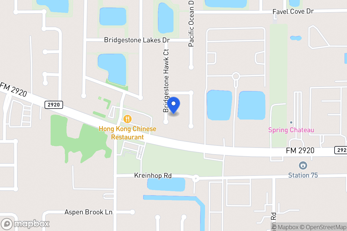 Map of 22010 Bridgestone Hawk Ct, Spring