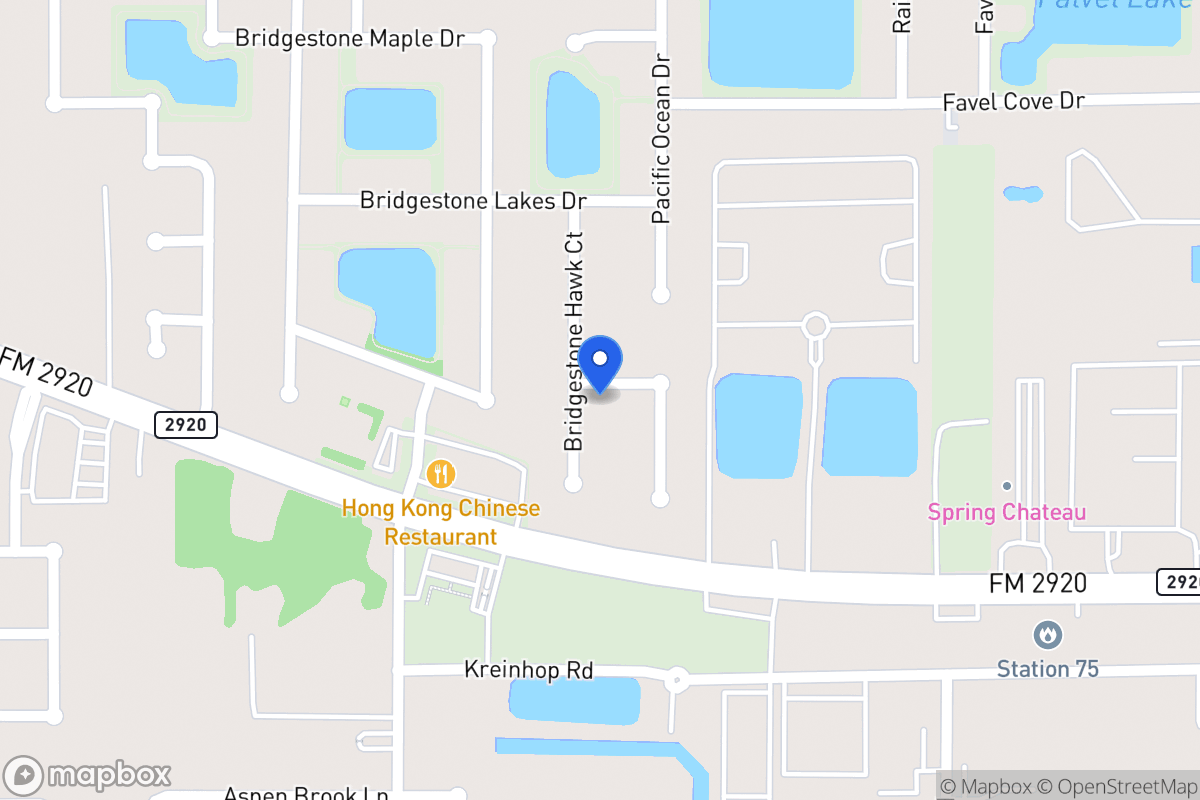 Map of 22022 Bridgestone Hawk Ct, Spring