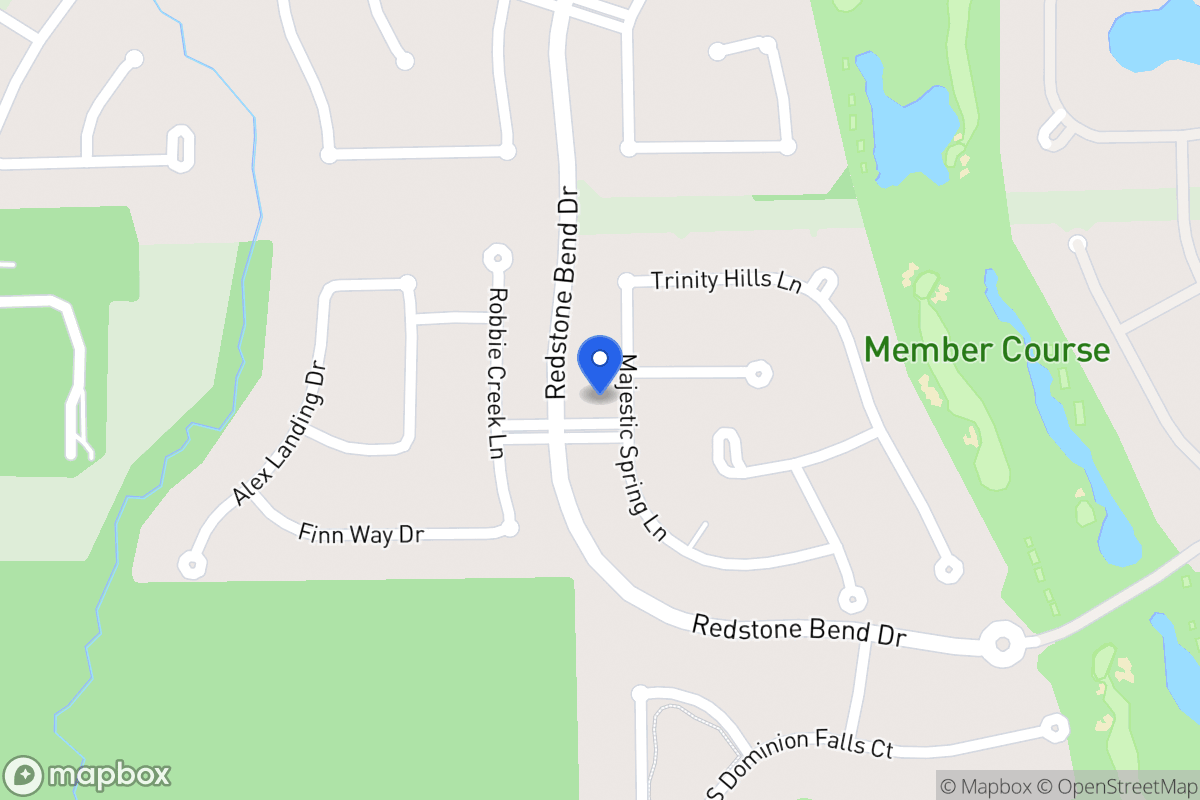 Map of 14003 Majestic Spring Ln, Humble