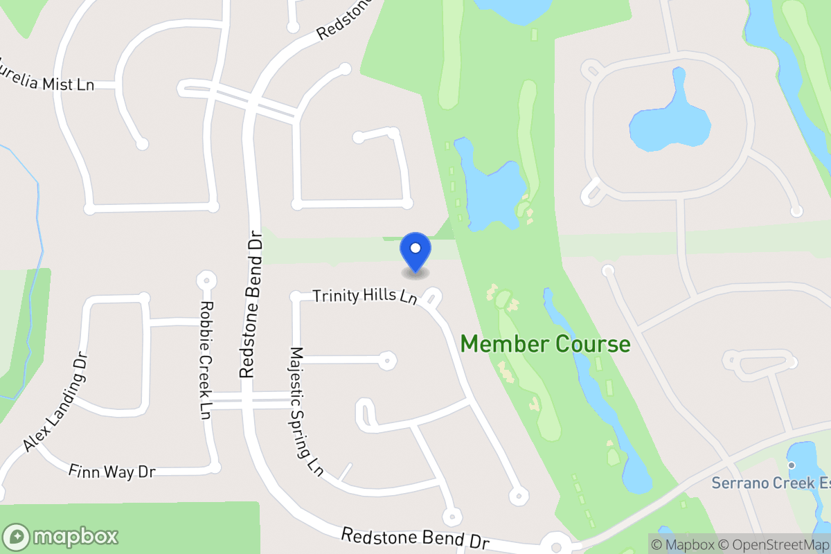 Map of 7831 Trinity Hills Ln, Humble