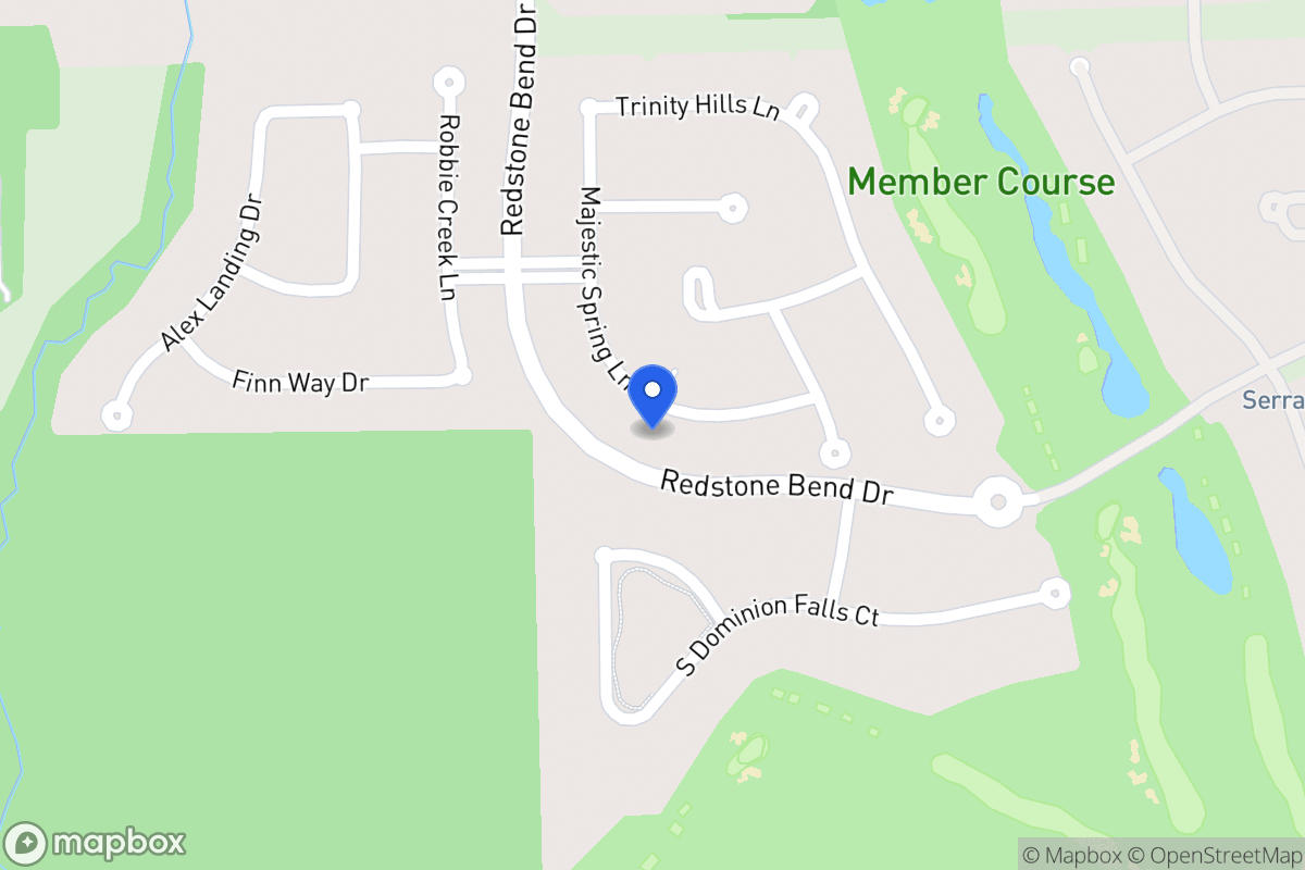 Map of 13903 Majestic Spring Ln, Humble