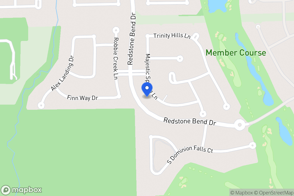 Map of 13915 Majestic Spring Ln, Humble