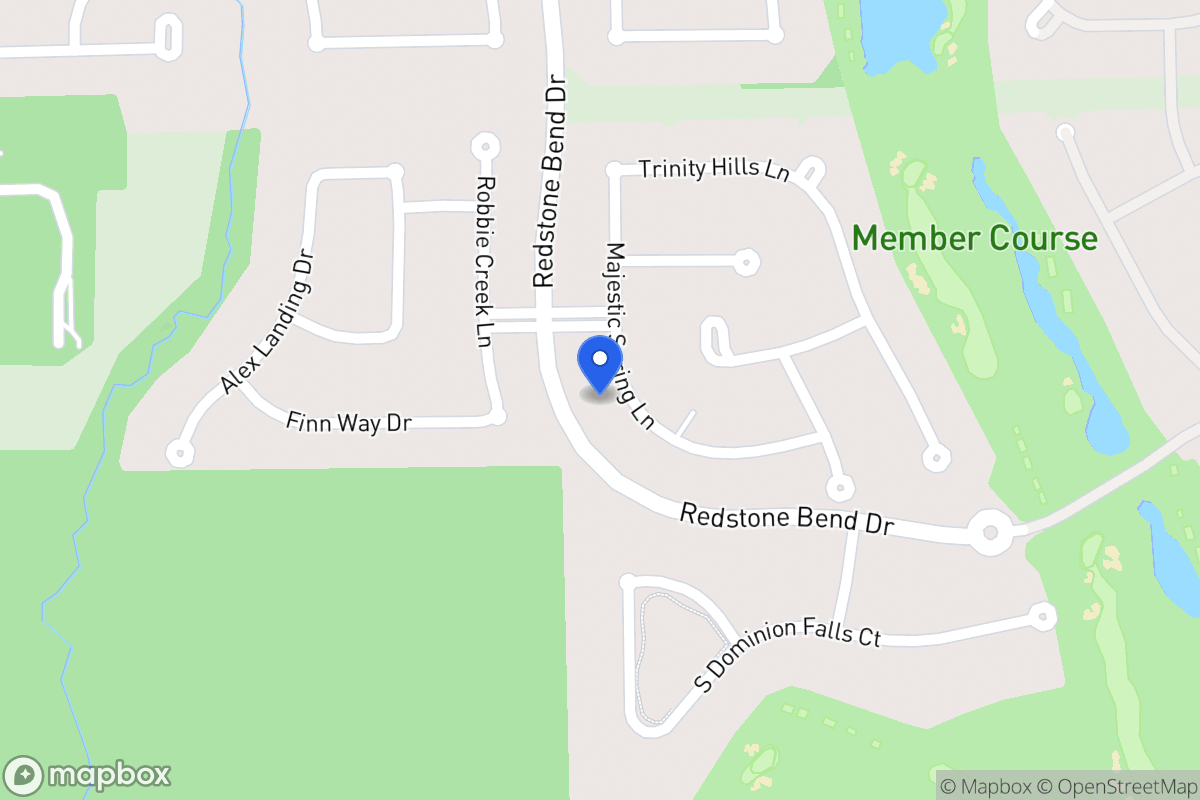 Map of 13919 Majestic Spring Ln, Humble