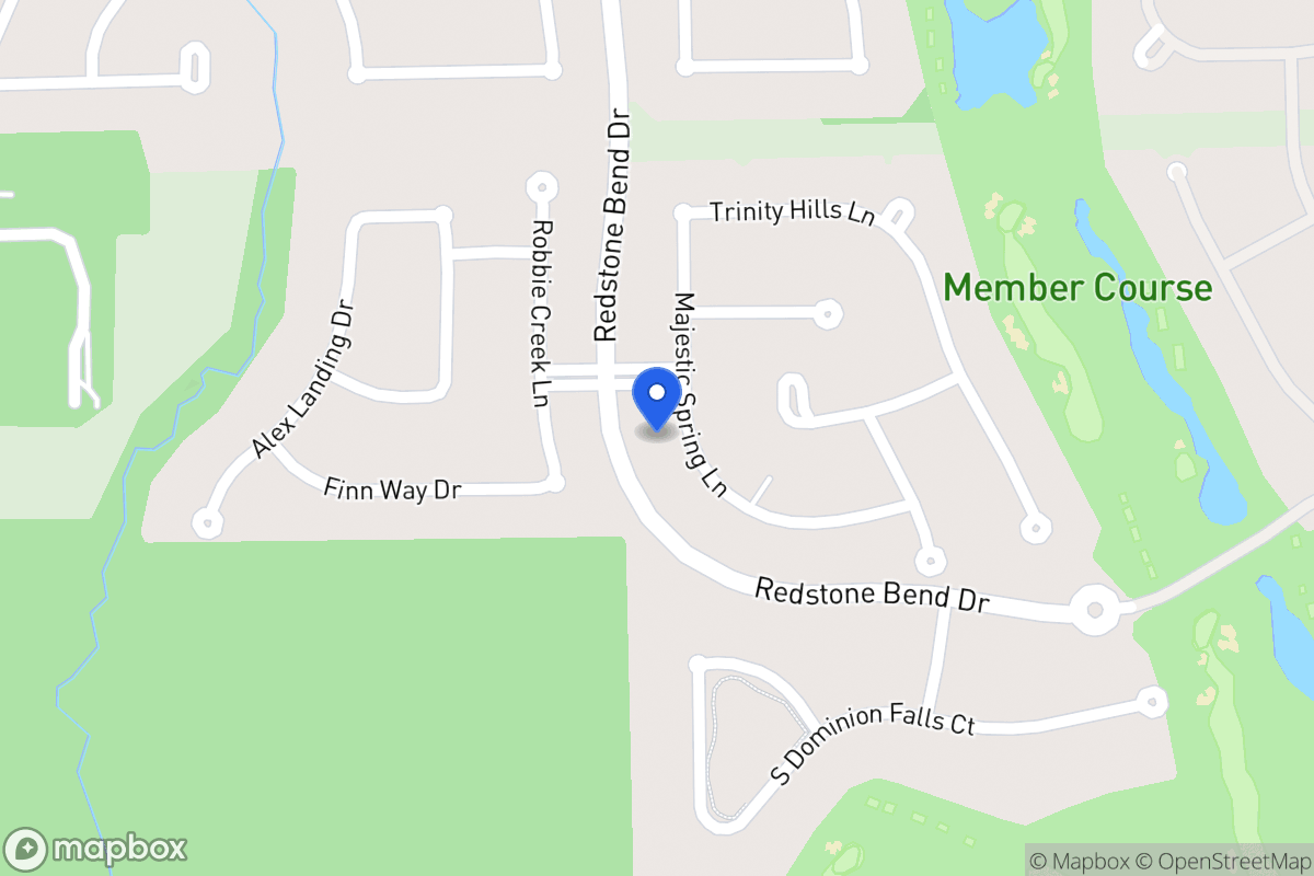 Map of 13923 Majestic Spring Ln, Humble