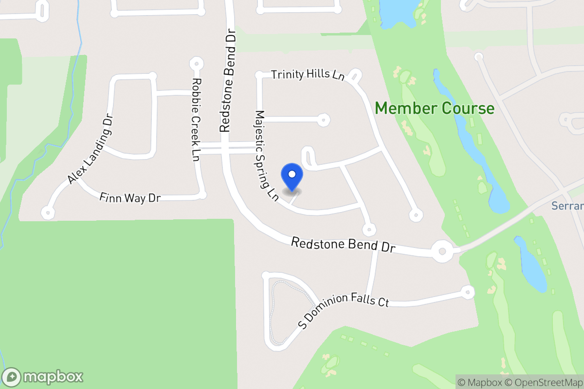 Map of 13910 Majestic Spring Ln, Humble