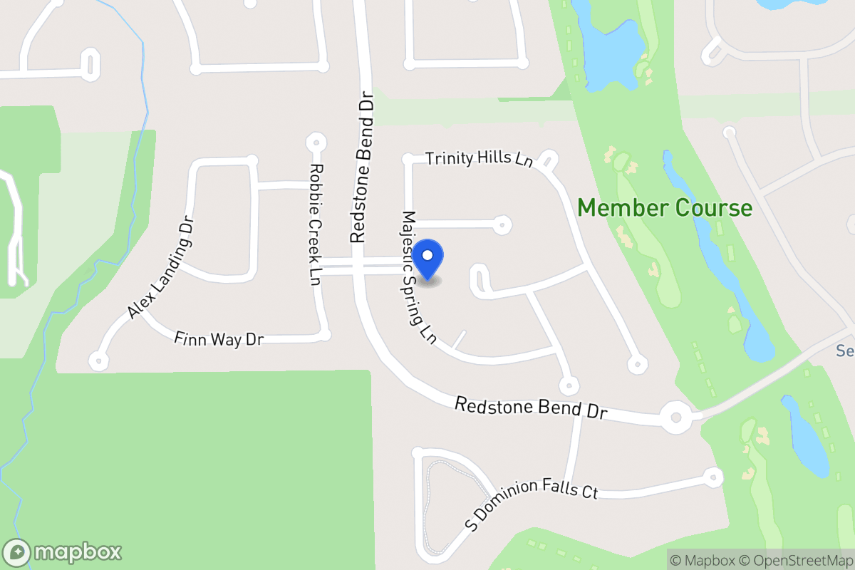 Map of 13922 Majestic Spring Ln, Humble