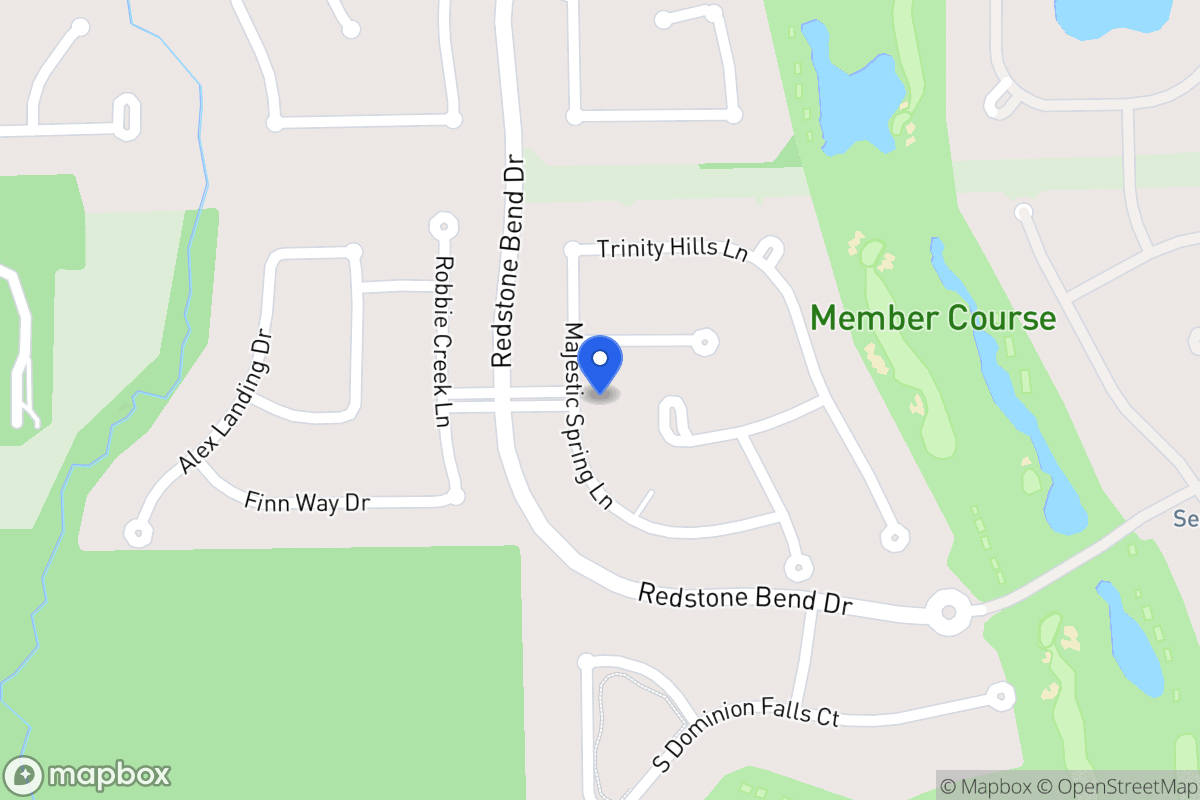 Map of 13926 Majestic Spring Ln, Humble