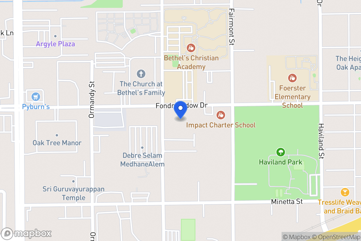Map of 11535 Canemont St, Houston